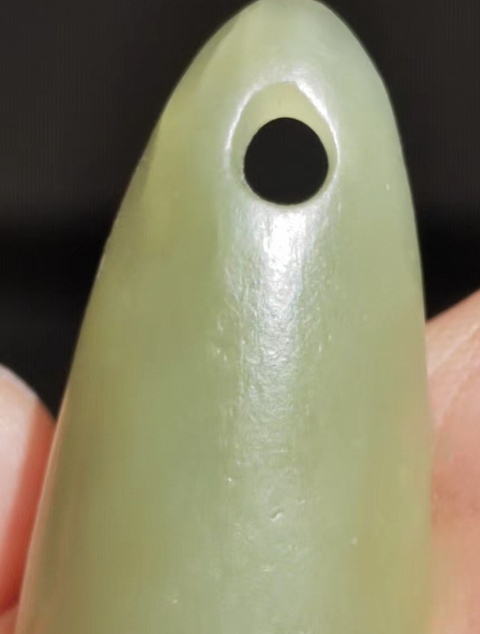 古玩玉器和田玉勺真品鑒賞圖