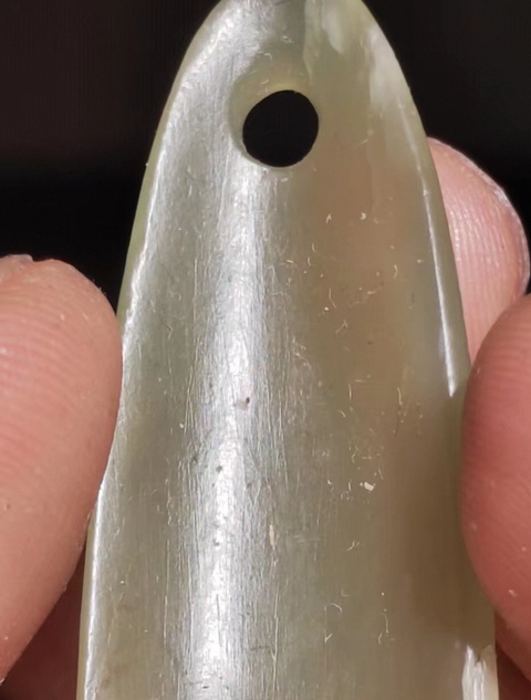 古玩玉器和田玉勺真品鑒賞圖