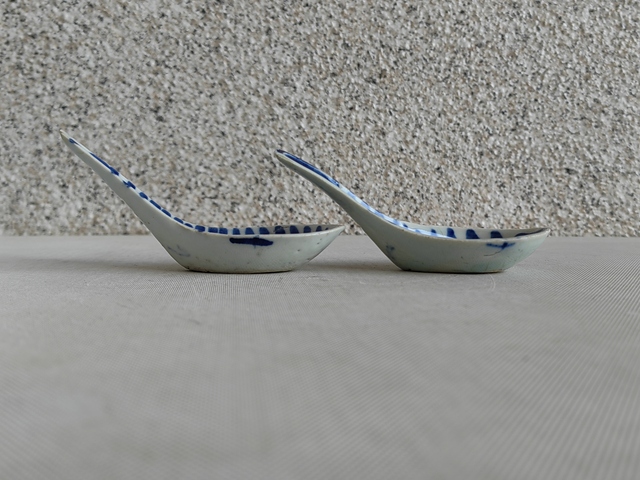 古玩陶瓷青花湯勺真品鑒賞圖