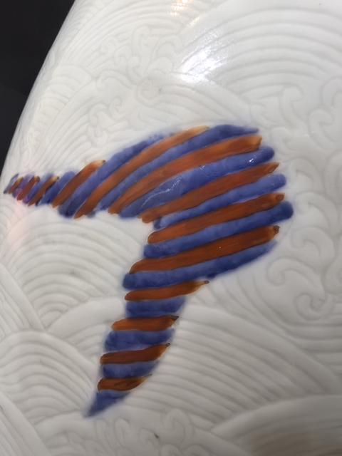 古玩陶瓷青花五彩梅瓶真品鑒賞圖