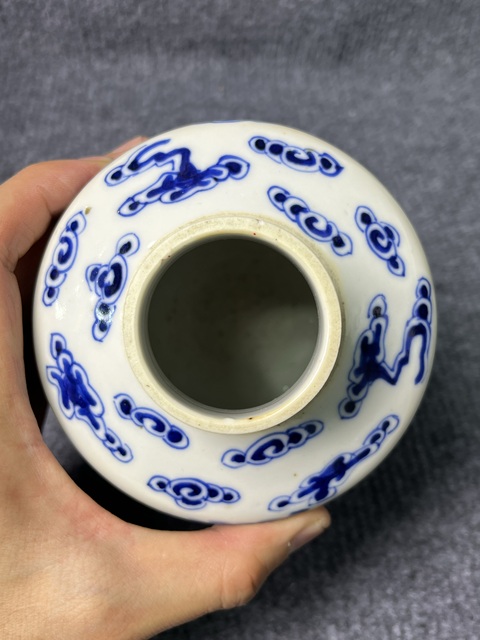 古玩陶瓷青花八仙人物故事紋茶葉罐拍賣，當前價格4588元