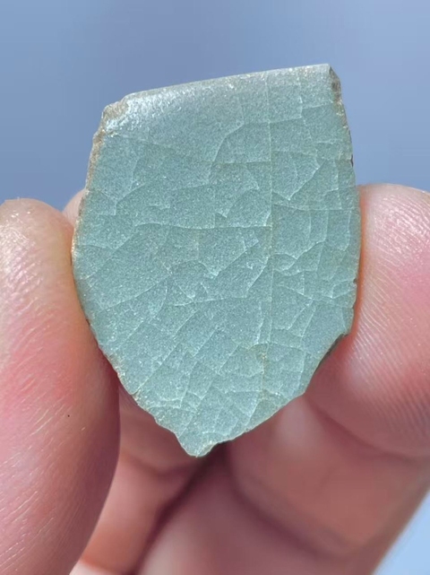 古玩陶瓷汝窯標本真品鑒賞圖