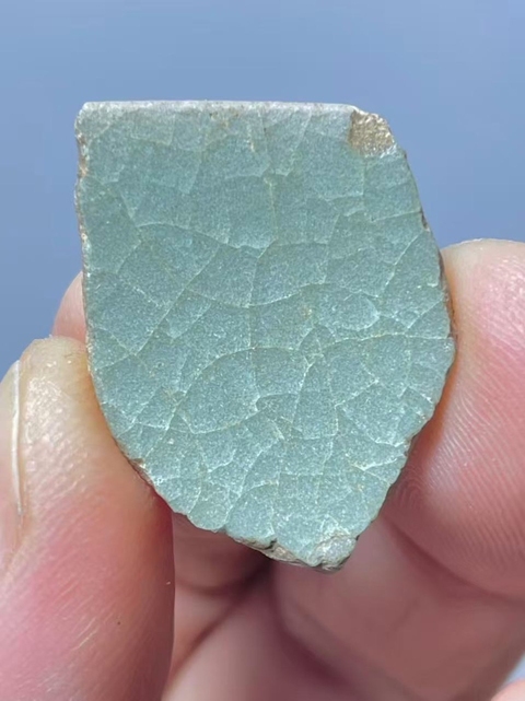 古玩陶瓷汝窯標本真品鑒賞圖