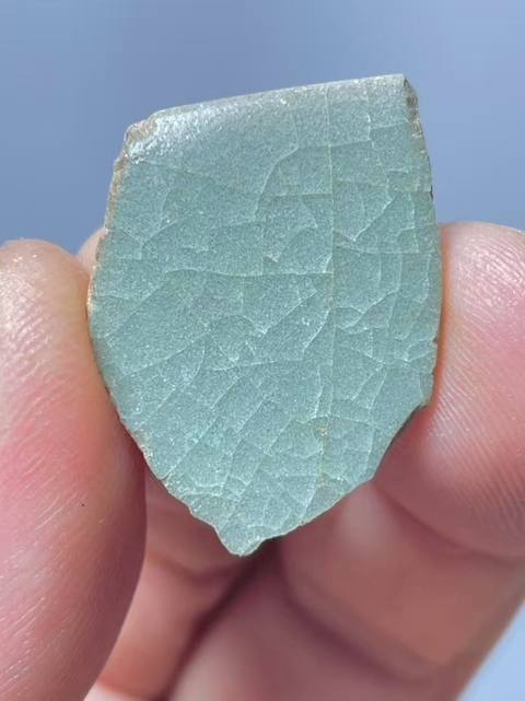 古玩陶瓷汝窯標本真品鑒賞圖