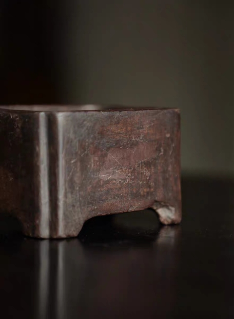 古玩雜項四方爐真品鑒賞圖