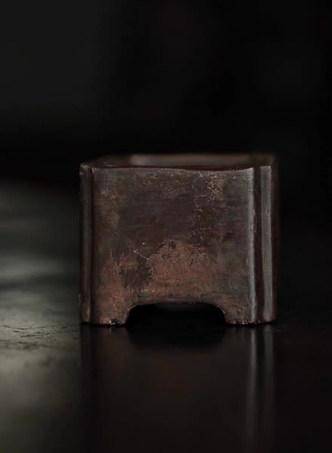 古玩雜項四方爐真品鑒賞圖