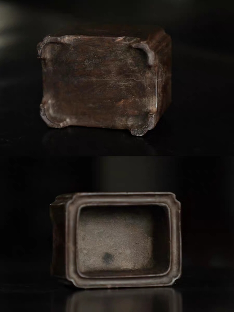 古玩雜項四方爐真品鑒賞圖