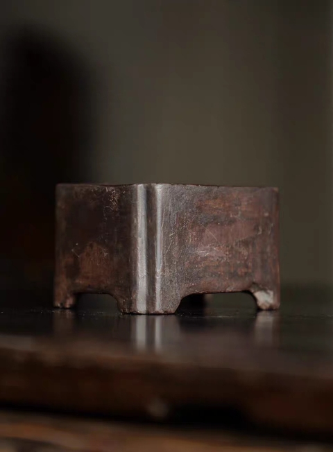 古玩雜項四方爐真品鑒賞圖