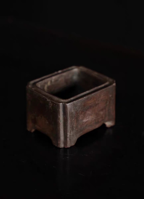 古玩雜項四方爐真品鑒賞圖