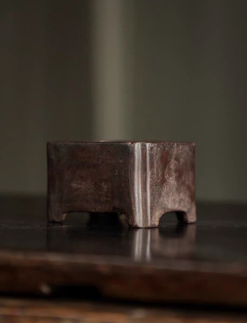 古玩雜項四方爐真品鑒賞圖