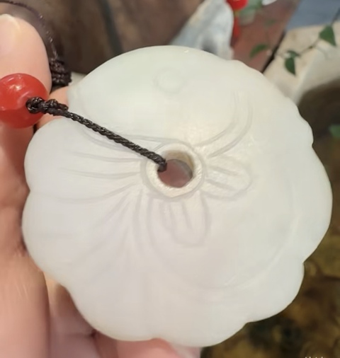 古玩玉器翡翠玉佩真品鑒賞圖