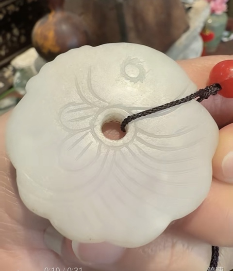 古玩玉器翡翠玉佩真品鑒賞圖