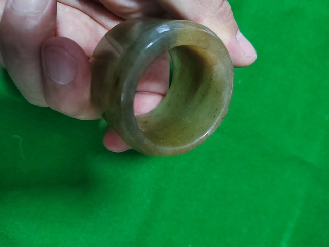 古玩玉器翡翠扳指真品鑒賞圖