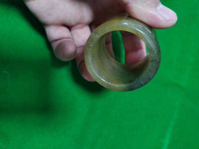 古玩玉器翡翠扳指真品鑒賞圖