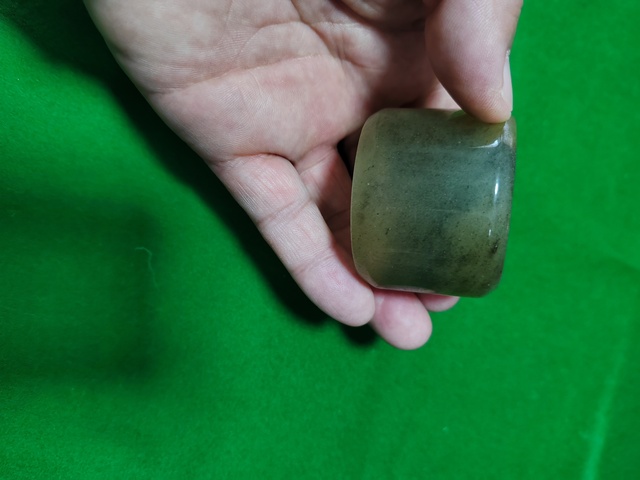 古玩玉器翡翠扳指真品鑒賞圖