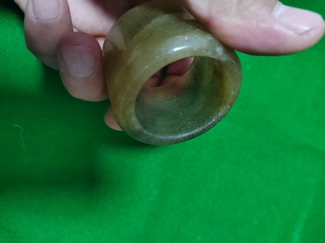 古玩玉器翡翠扳指真品鑒賞圖
