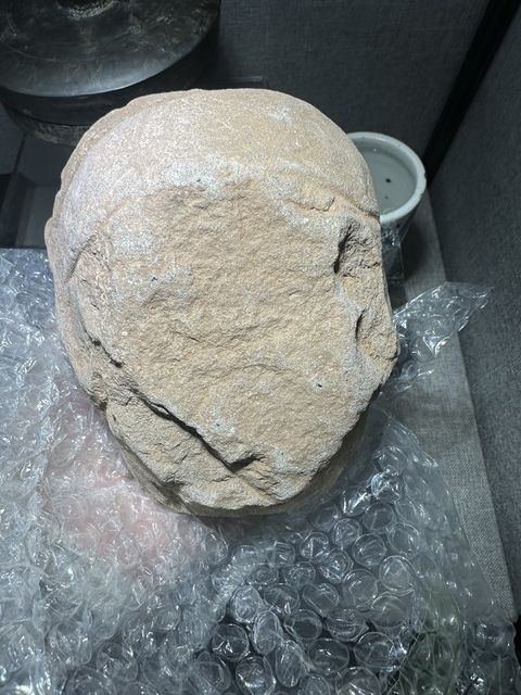 古玩雜項菩薩首真品鑒賞圖