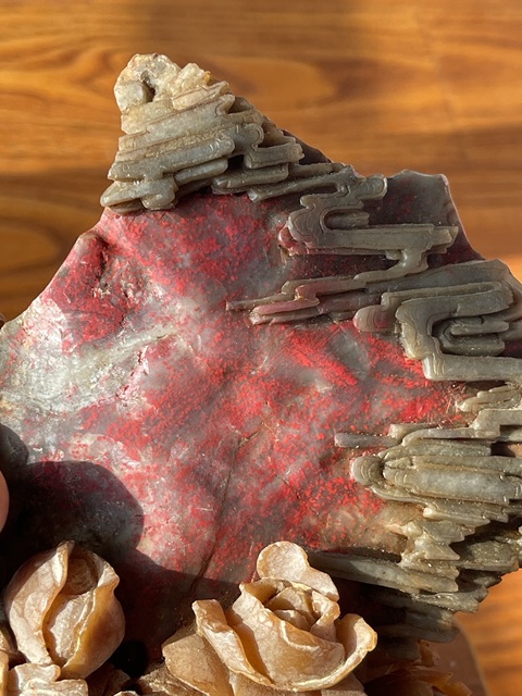 古玩雜項昌化雞血石擺件真品鑒賞圖