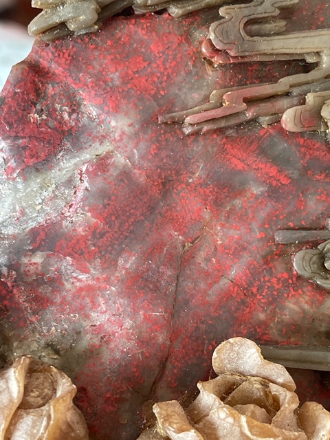 古玩雜項昌化雞血石擺件真品鑒賞圖