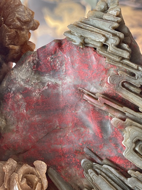 古玩雜項昌化雞血石擺件真品鑒賞圖