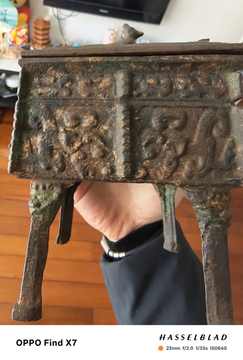 古玩銅器銅鼎真品鑒賞圖