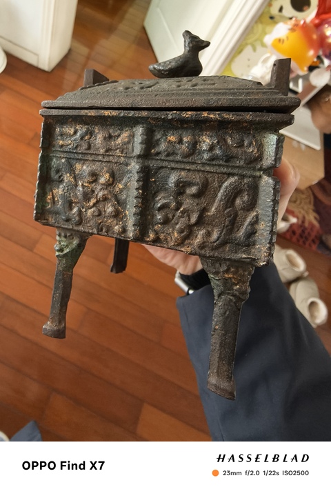 古玩銅器銅鼎真品鑒賞圖