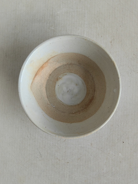 古玩陶瓷晚明白釉碗真品鑒賞圖