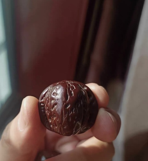 古玩雜項核桃文玩手把件真品鑒賞圖