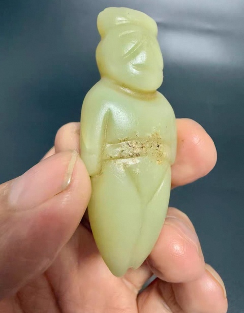 古玩玉器玉人真品鑒賞圖