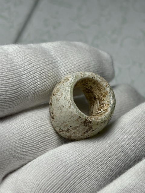 古玩玉器做舊仿“紅山文化”玉珠真品鑒賞圖