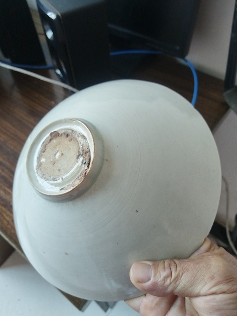 古玩陶瓷青白釉劃花碗真品鑒賞圖