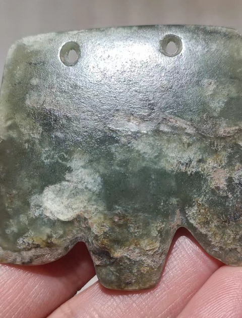 古玩玉器青玉玉鸮真品鑒賞圖