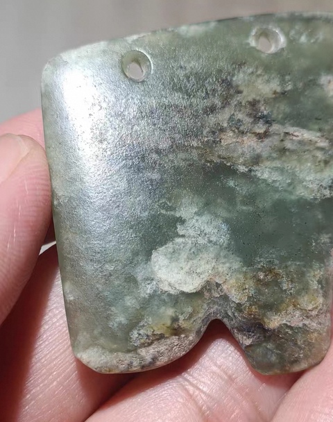 古玩玉器青玉玉鸮真品鑒賞圖