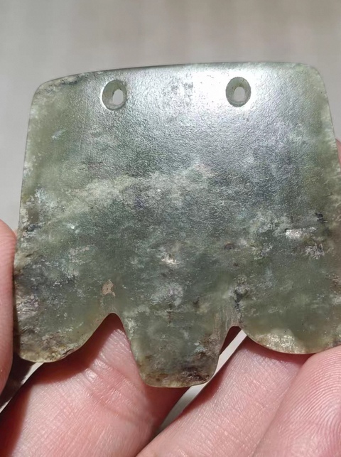 古玩玉器青玉玉鸮真品鑒賞圖