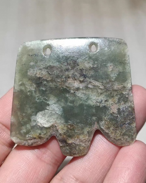 古玩玉器青玉玉鸮真品鑒賞圖