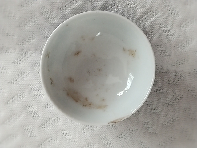 古玩陶瓷花卉紋杯真品鑒賞圖