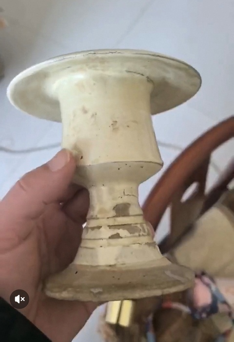 古玩陶瓷白釉行爐真品鑒賞圖