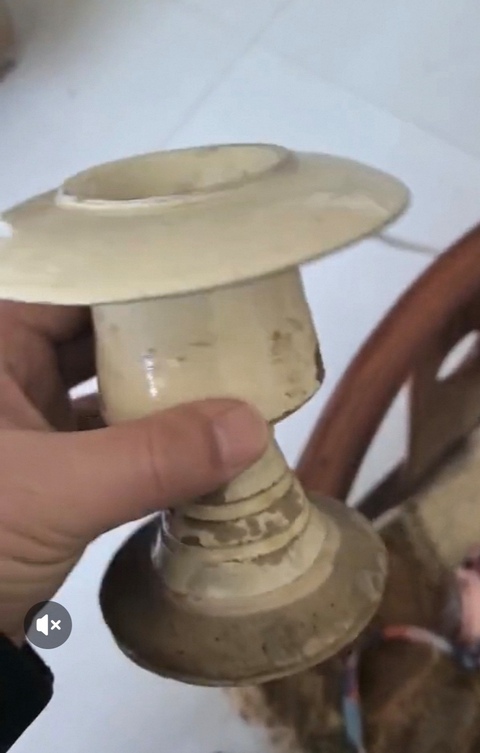 古玩陶瓷白釉行爐真品鑒賞圖