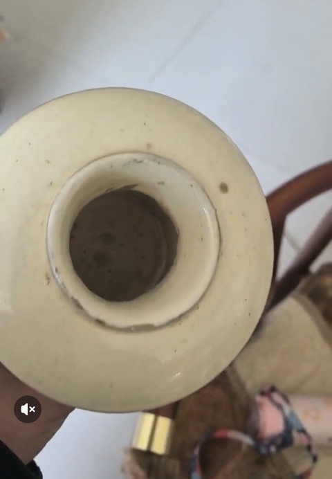 古玩陶瓷白釉行爐真品鑒賞圖