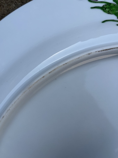 古玩陶瓷百財(cái)捧壽盤(pán)真品鑒賞圖