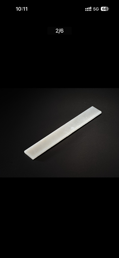 古玩玉器和田玉雕“螭龍紋鎮紙”真品鑒賞圖