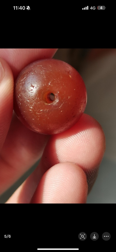 古玩玉器瑪瑙珠子真品鑒賞圖