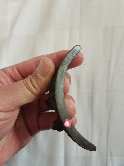 古玩雜項銅山子筆架真品鑒賞圖