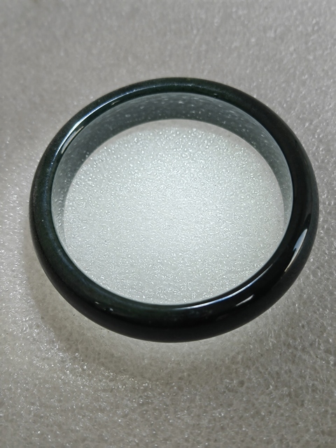 古玩玉器和田青玉手鐲真品鑒賞圖