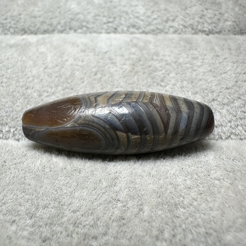 古玩玉器瑪瑙珠真品鑒賞圖