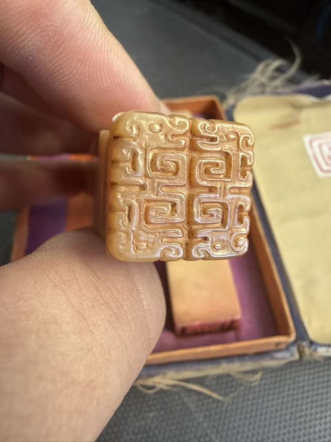 古玩雜項老印章真品鑒賞圖