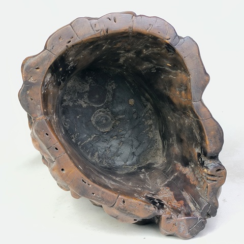 古玩雜項木筆筒真品鑒賞圖