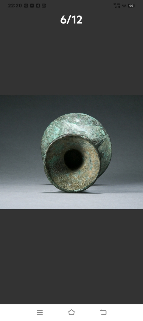 古玩銅器銅觚真品鑒賞圖