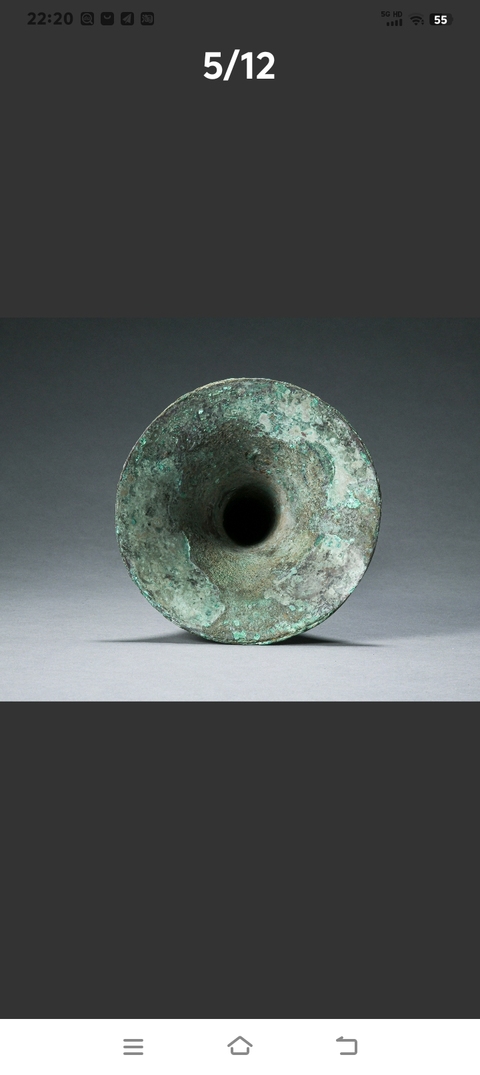 古玩銅器銅觚真品鑒賞圖