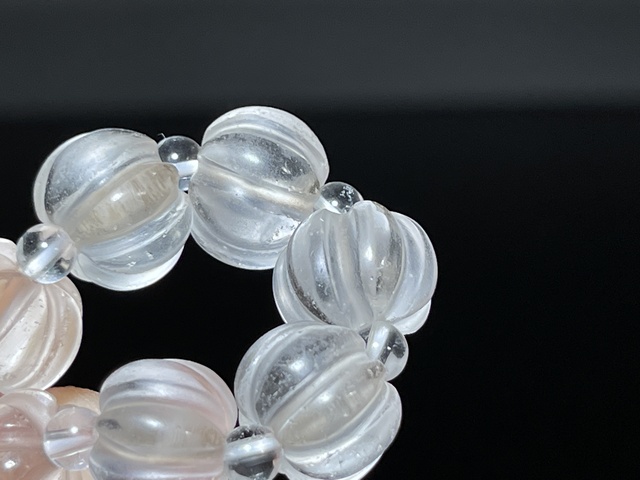 古玩玉器水晶水串真品鑒賞圖